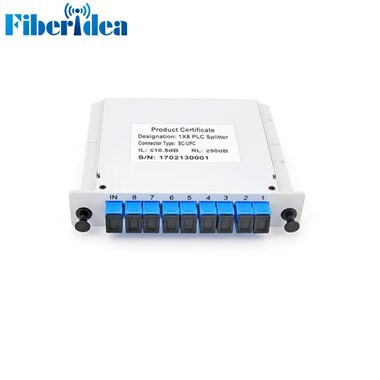 Splitter PLC plug-in 1x8